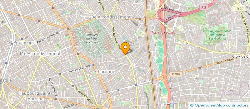 localisation de l'entreprise CONSULTANT INFORMATIQUE  PARIS