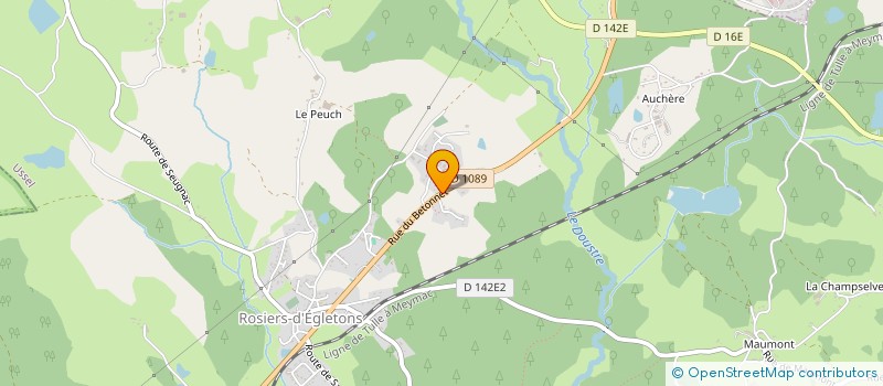 localisation de l'entreprise CONSULTANT LOGISTIQUE APPLIQUEE à ROSIERS D'EGLETONS