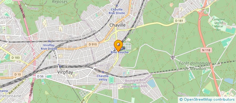 localisation de l'entreprise CONSULTANT SI PARTNERS à CHAVILLE