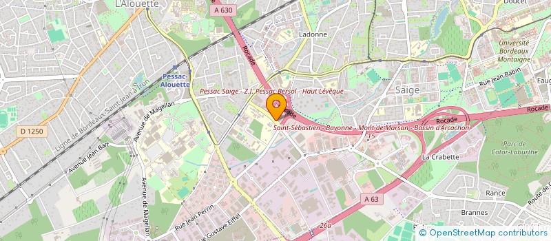 localisation de l'entreprise CONSULTANTS ASSOCIES à PESSAC