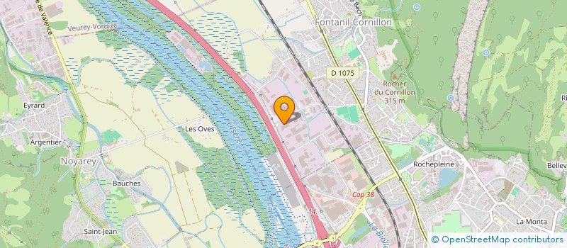 localisation de l'entreprise CONSULTANTS D'ETUDES THERMIQUES ELECTRIQUES ET COMMUNICATIONS C.E.T.E.C.  FONTANIL-CORNILLON