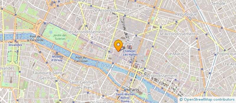 localisation de l'entreprise CONSULTANTS ETUDES HOSPITALIERES CONTROLE-EXPLOITATION-GESTION à PARIS