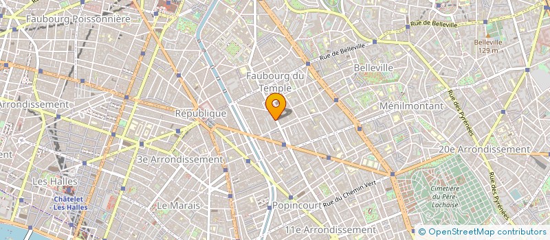 localisation de l'entreprise CONSULTANTS HIGH TECH  PARIS