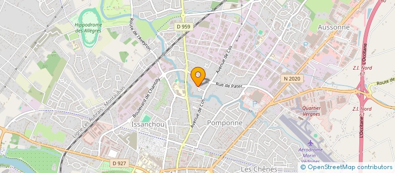 localisation de l'entreprise CONSULTANTS SERVICES  MONTAUBAN