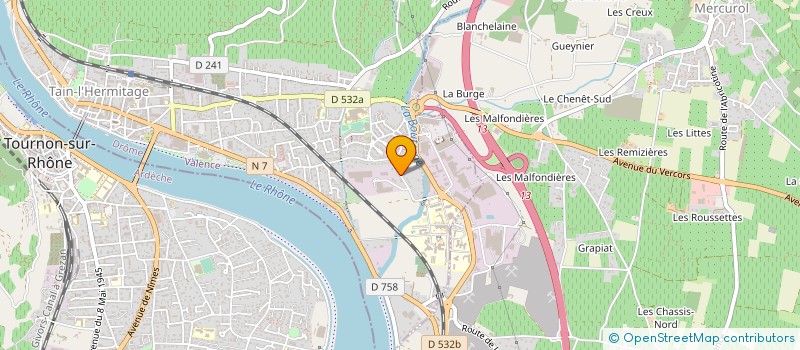 localisation de l'entreprise CONSULTATION-PRIVEE.COM à TAIN-L'HERMITAGE
