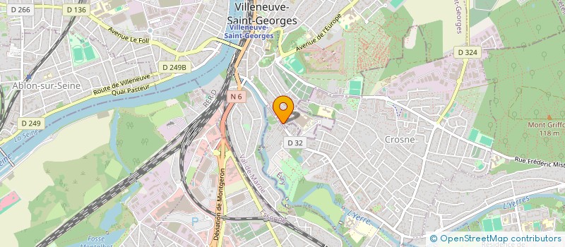 localisation de l'entreprise CONSULTATIONS NON PROGRAMMEES ET URGENTES  VILLENEUVE-SAINT-GEORGES