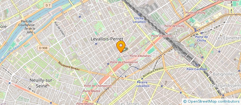 localisation de l'entreprise CONSULTAUDIT à LEVALLOIS PERRET