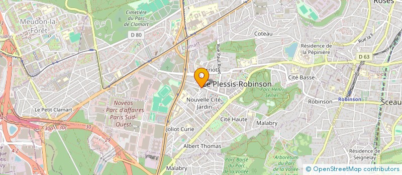localisation de l'entreprise CONSULTCANAL  LE PLESSIS-ROBINSON