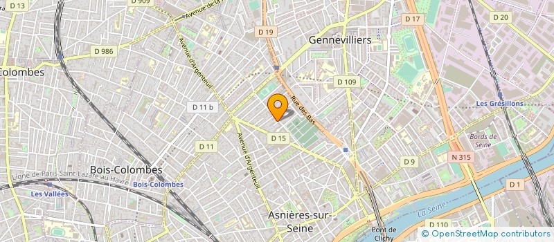localisation de l'entreprise CONSULTEC à ASNIERES-SUR-SEINE