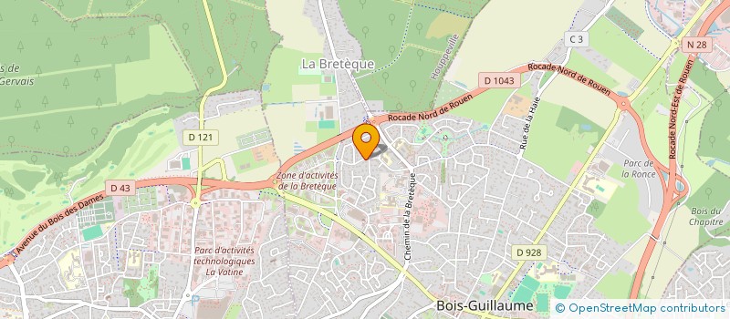 localisation de l'entreprise CONSULTECH à BOIS-GUILLAUME