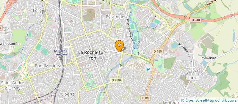 localisation de l'entreprise CONSULTECO SARL A CAPITAL VARIABLE à LA ROCHE-SUR-YON