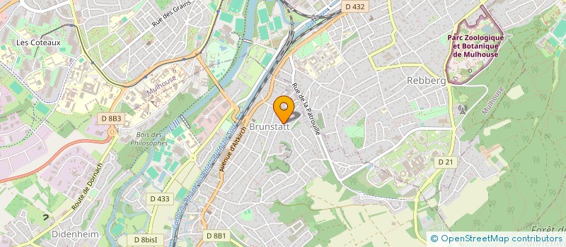 localisation de l'entreprise CONSULTEK à BRUNSTATT-DIDENHEIM