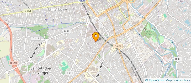 localisation de l'entreprise CONSULTENERGIE à TROYES
