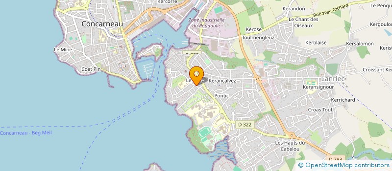 localisation de l'entreprise CONSULTENN à CONCARNEAU