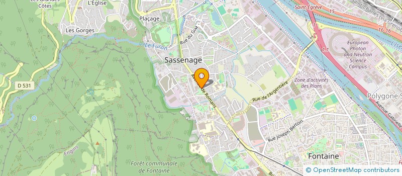 localisation de l'entreprise CONSULTETIC CREATION à SASSENAGE