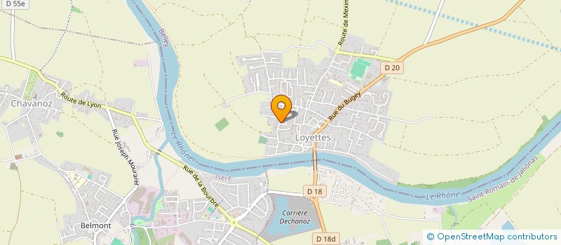 localisation de l'entreprise CONSULTEX INTERNATIONAL à LOYETTES