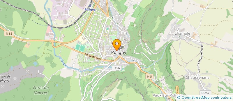 localisation de l'entreprise CONSULTHEO à POLIGNY