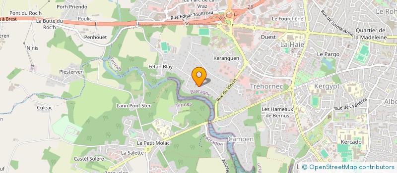 localisation de l'entreprise CONSULTIM à VANNES