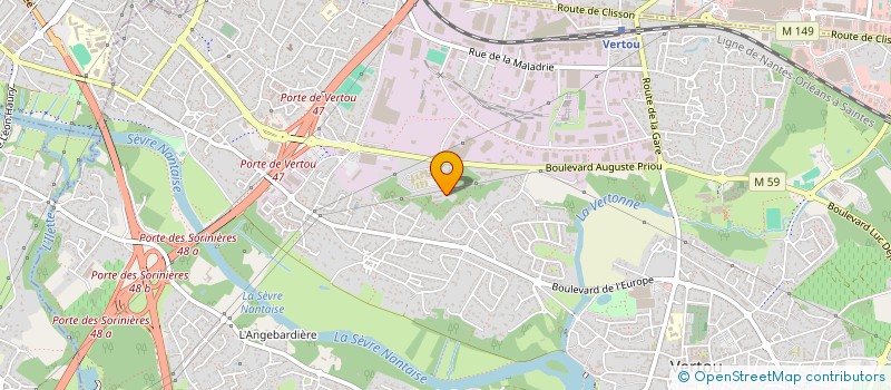 localisation de l'entreprise CONSULTIM FONCIERE HOLDING  VERTOU