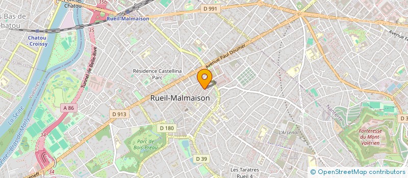 localisation de l'entreprise CONSULTING AUDIT FORMATION EXPERTISE INFORMATIQUE à RUEIL-MALMAISON