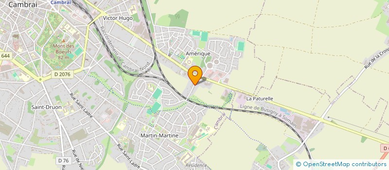 localisation de l'entreprise CONSULTING BESOINS ADMINISTRATIFS 59-62  CAMBRAI