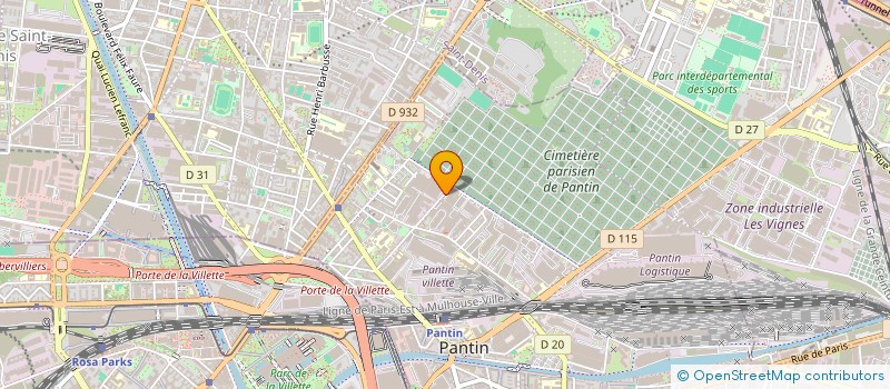 localisation de l'entreprise CONSULTING BUSINESS GROUP à PANTIN