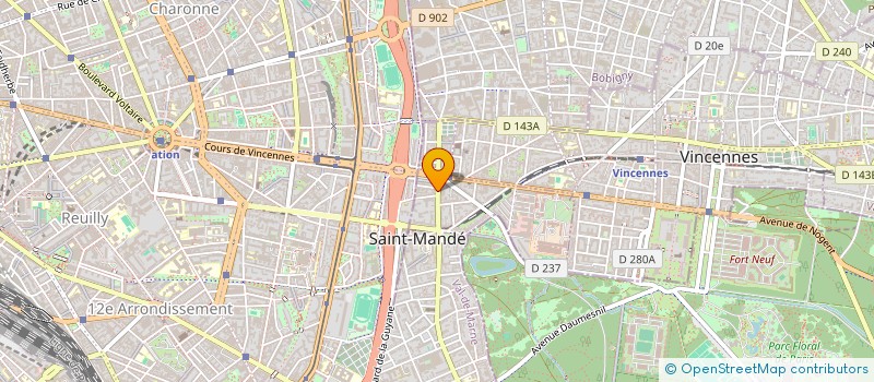 localisation de l'entreprise CONSULTING CD à SAINT-MANDE