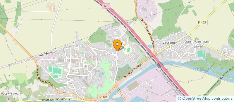 localisation de l'entreprise CONSULTING CHKIR  MONTEREAU-FAULT-YONNE