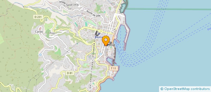 localisation de l'entreprise CONSULTING COSMETIC à BASTIA