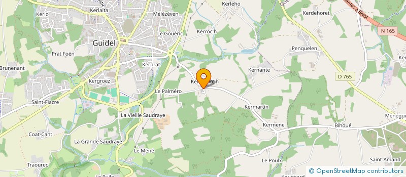 localisation de l'entreprise CONSULTING & DEVELOPMENT  GUIDEL