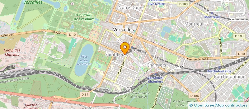 localisation de l'entreprise CONSULTING DEVELOPMENT ENGINEERING à VERSAILLES