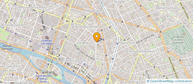 localisation de l'entreprise CONSULTING & DEVELOPPEMENT à PARIS