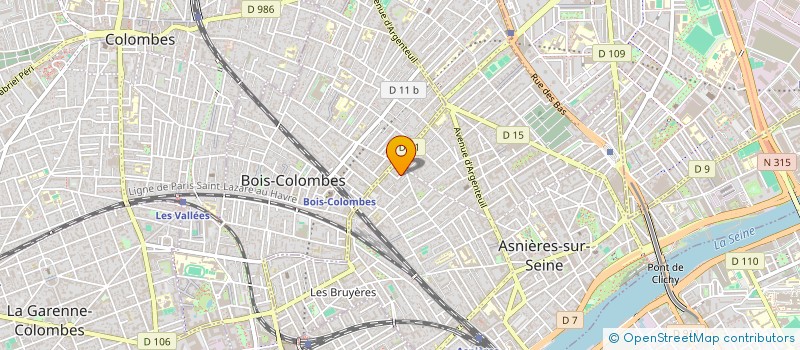 localisation de l'entreprise CONSULTING DIAG à ASNIERES-SUR-SEINE