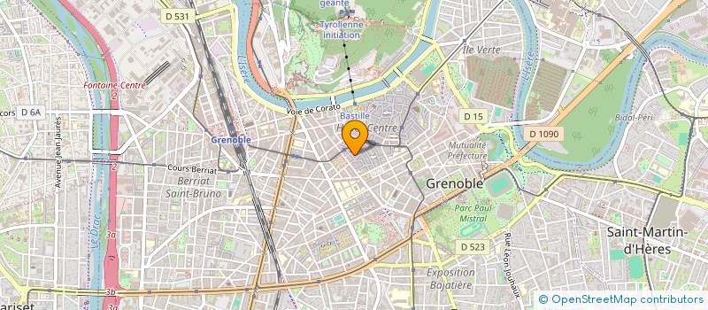 localisation de l'entreprise CONSULTING DISTRIBUTION à GRENOBLE