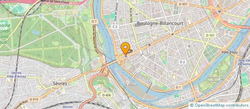 localisation de l'entreprise CONSULTING ENERGIE à BOULOGNE-BILLANCOURT