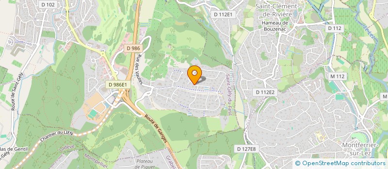 localisation de l'entreprise CONSULTING ENERGIES  SAINT-GELY-DU-FESC