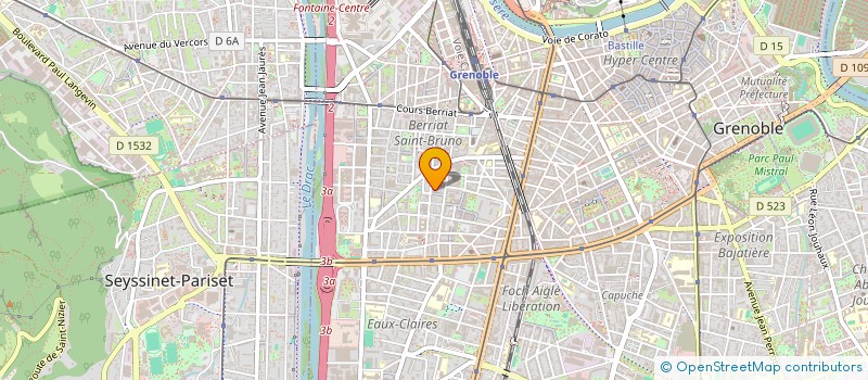 localisation de l'entreprise CONSULTING & EVENT à GRENOBLE