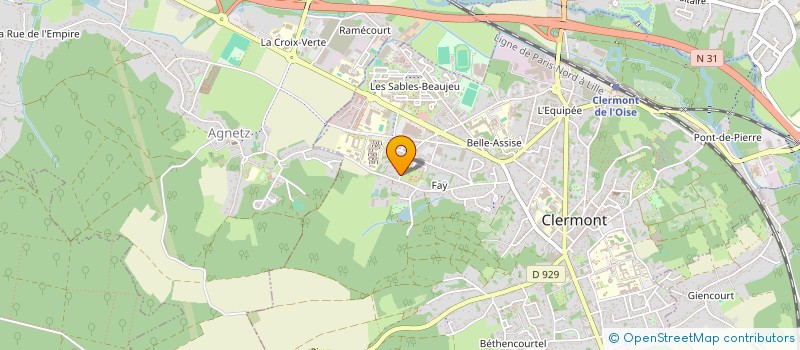 localisation de l'entreprise CONSULTING GO à CLERMONT