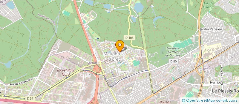 localisation de l'entreprise CONSULTING IA  MEUDON
