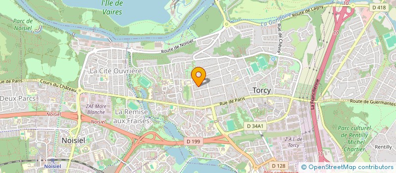 localisation de l'entreprise CONSULTING INFONEL  TORCY