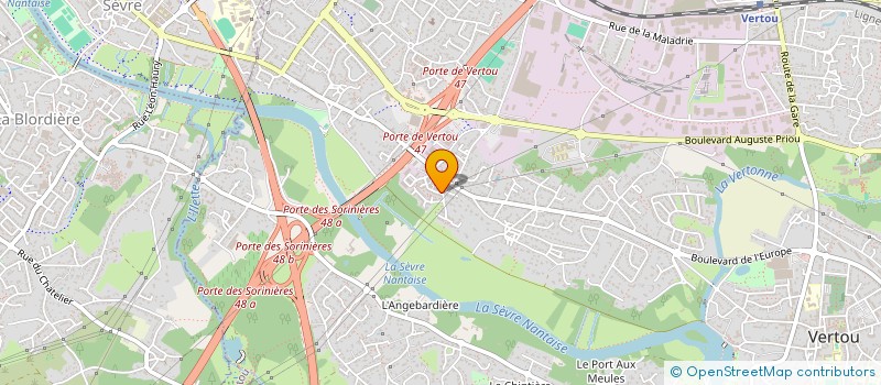 localisation de l'entreprise CONSULTING M à VERTOU