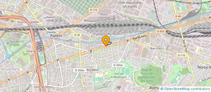 localisation de l'entreprise CONSULTING NET à PANTIN