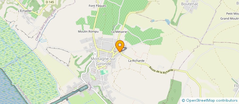 localisation de l'entreprise CONSULTING PHARMA  MORTAGNE-SUR-GIRONDE