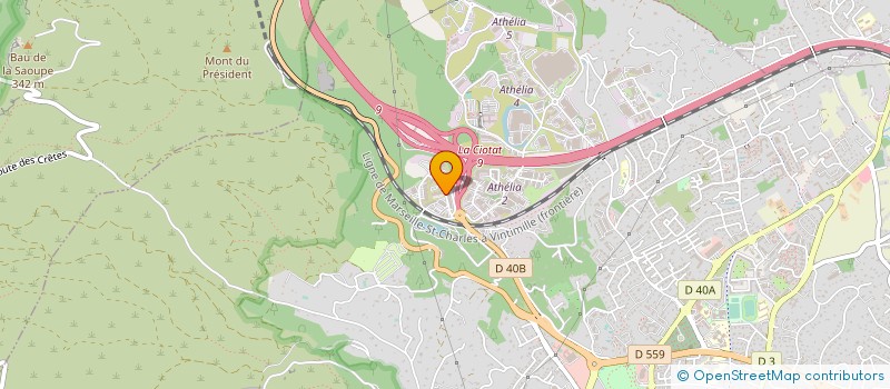 localisation de l'entreprise CONSULTING PLUS  LA CIOTAT