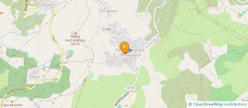 localisation de l'entreprise CONSULTING RESTO à SANTA-REPARATA-DI-BALAGNA