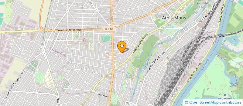 localisation de l'entreprise CONSULTING RH  ATHIS-MONS