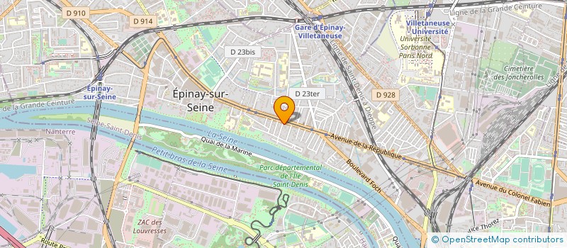 localisation de l'entreprise CONSULTING SERVICES GROUP à EPINAY-SUR-SEINE
