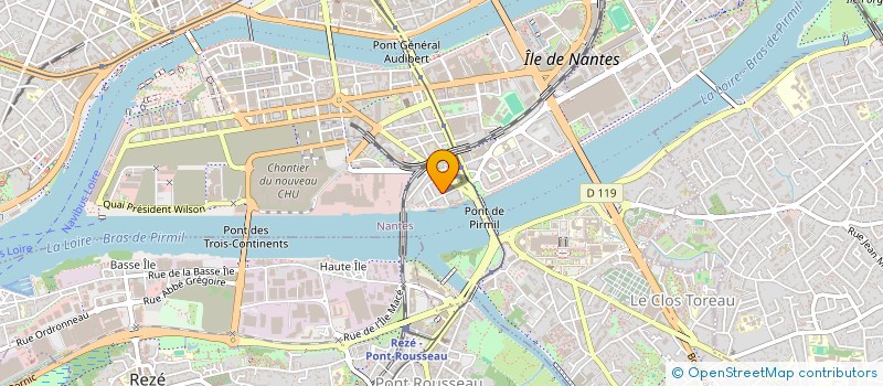 localisation de l'entreprise CONSULTING TELECOM à NANTES