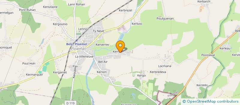 localisation de l'entreprise CONSULTING TRAVAUX  PLOEMEL