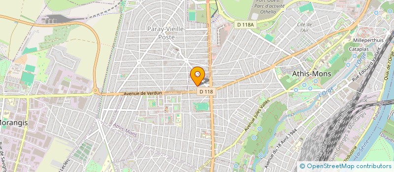localisation de l'entreprise CONSULTINGBAT-IDF à ATHIS-MONS